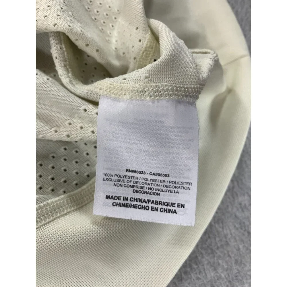 Nike Dri Fit Scoop Neck Long Sleeve Workout Shirt‎ (Women's Large) Off White